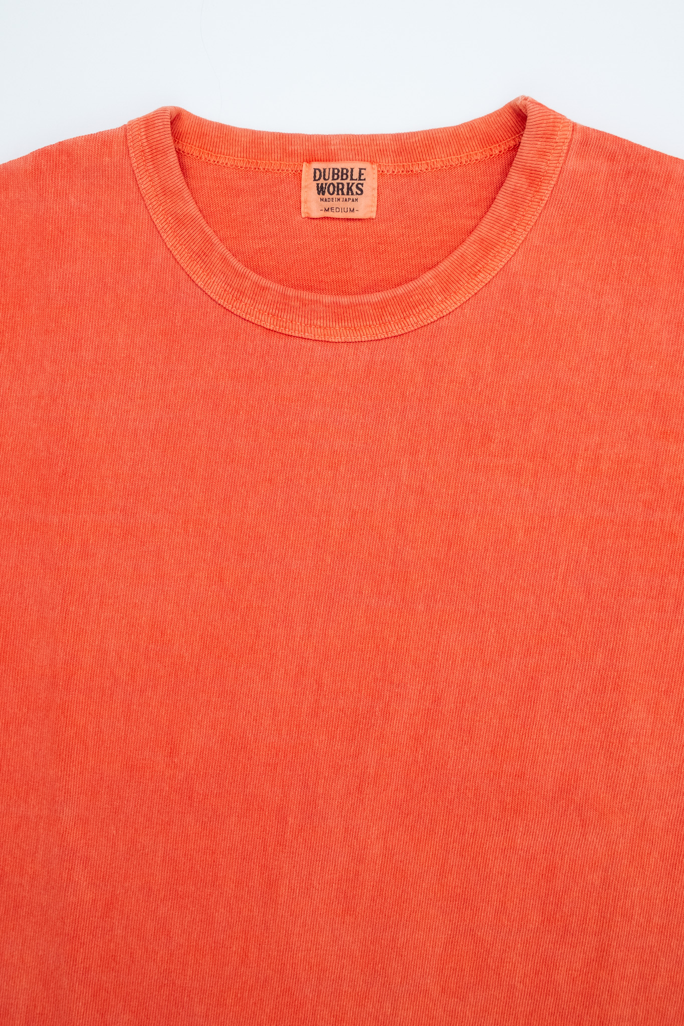 Dubbleworks - Heavy Weight S/S Tee Pigment Dye Orange - 3