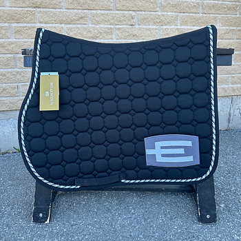 EQUILINE HOPPSCHABRAK MED E-LOGGA BLACK E63 GRAY-GL.SILVER-WHITE P44+P328