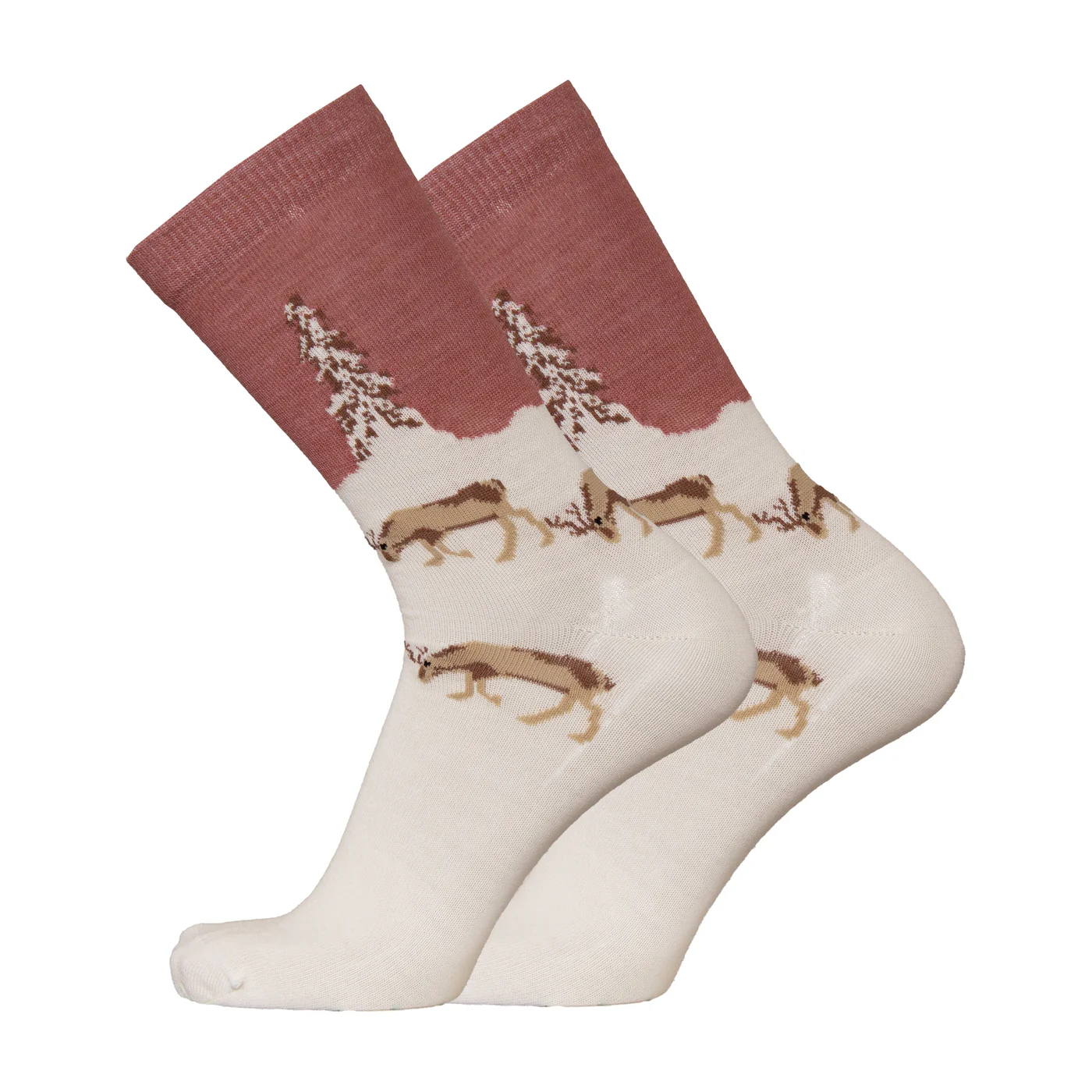 Nativa Merino Socken Rentier