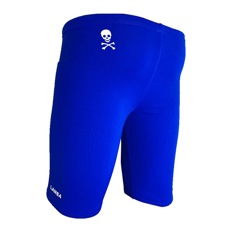 Herren Aron Elite schwarz Silikon Jammer Badehose - Lane 4