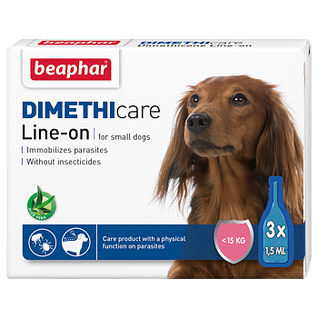 Beaphar Dimethicare Line-on Fästingmedel < 15kg