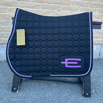 EQUILINE HOPPSCHABRAK MED E-LOGGA BLACK E52 GL.BLACK-PURPLE P71