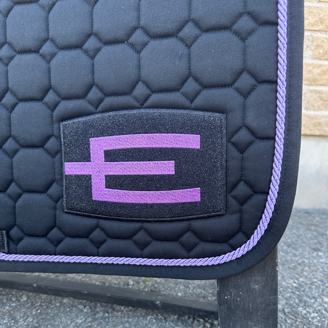 EQUILINE HOPPSCHABRAK MED E-LOGGA BLACK E52 GL.BLACK-PURPLE P71 - 2