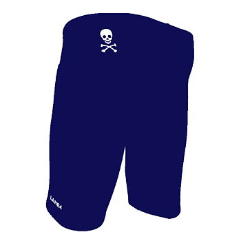 Boy's Aron Elite Navy silicone Jammer swim trunks - Lane 4