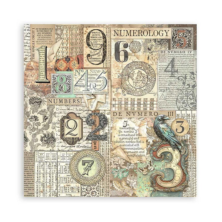 Stamperia Paper Pad  Single Sided Sheets - Fortune 