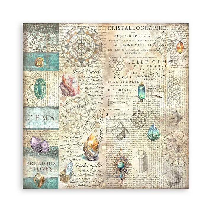 Stamperia Paper Pad  Single Sided Sheets - Fortune 