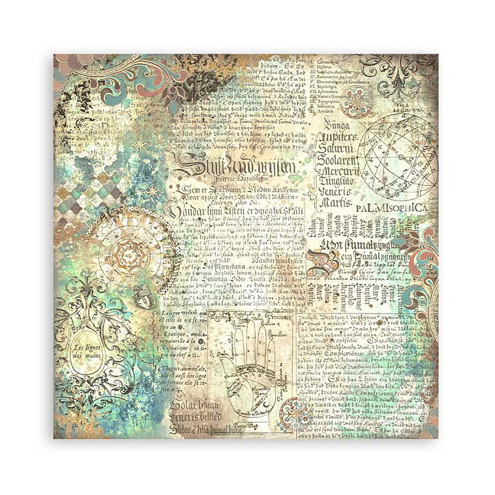 Stamperia Paper Pad  Single Sided Sheets - Fortune 