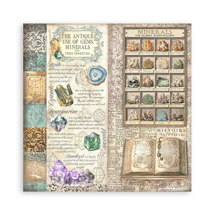 Stamperia Paper Pad  Single Sided Sheets - Fortune 