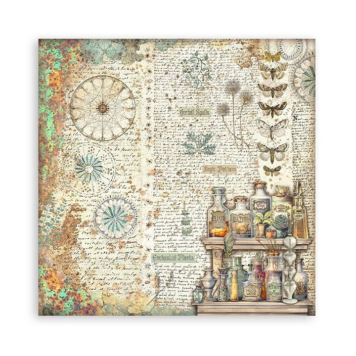 Stamperia Paper Pad  Single Sided Sheets - Fortune 