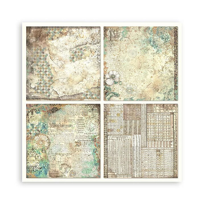 Stamperia Paper Pad  Single Sided Sheets - Fortune 