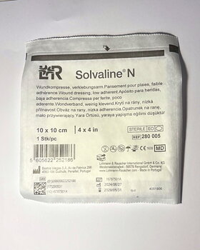 Solvaline N Steril Kompress 10x10 cm för hundar eller häst
