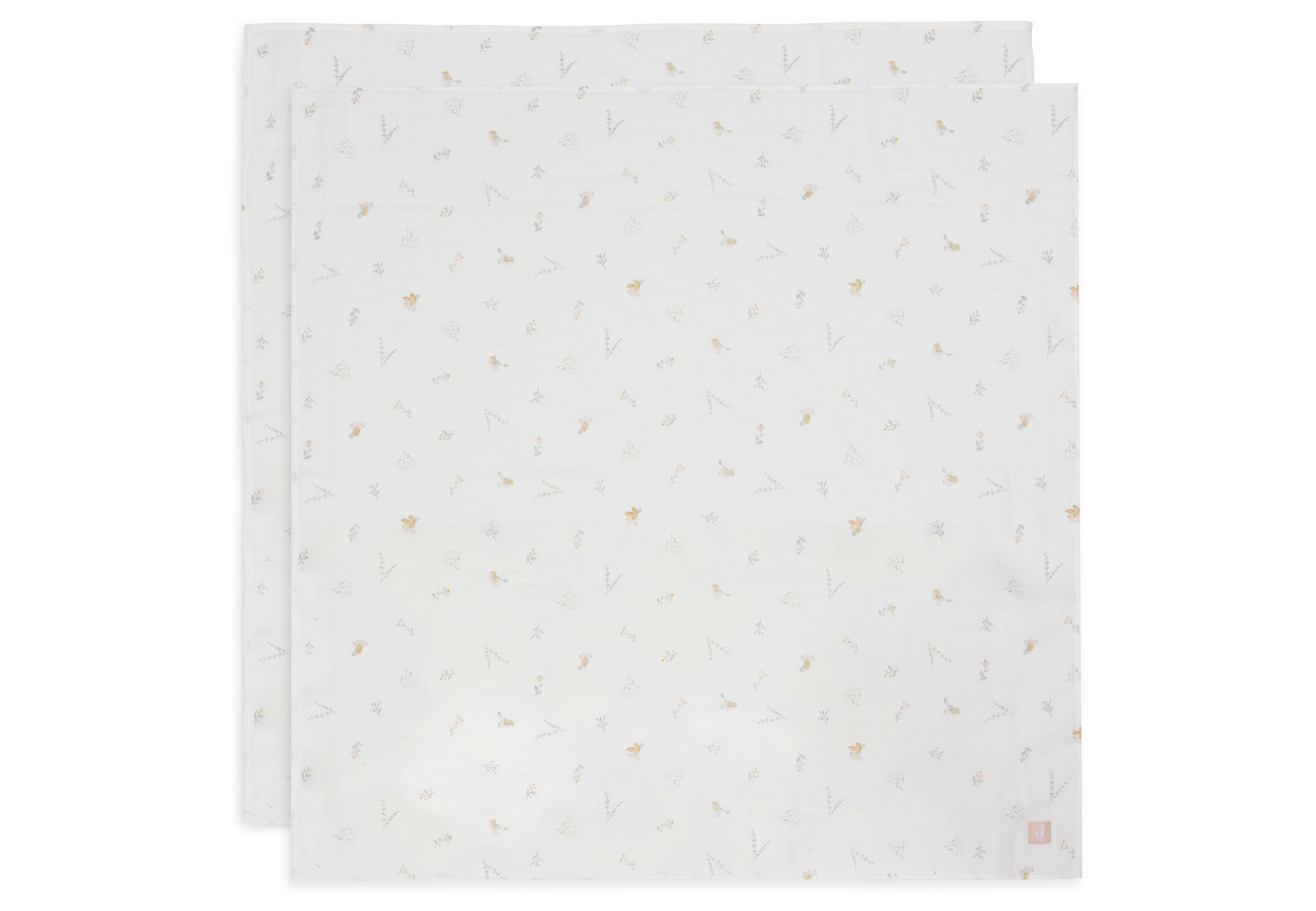 Jollein Muslinfilt 115x115cm Lovely Birds 2p - 2