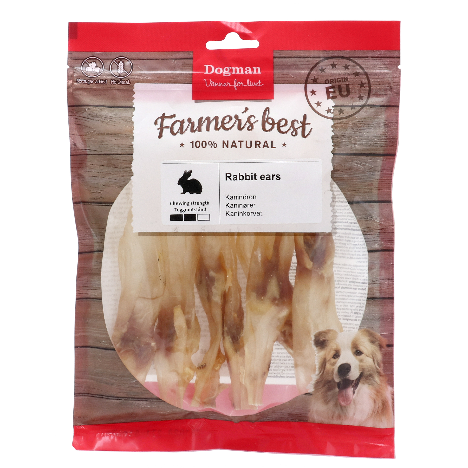 Dogman Kaninöron 60g 