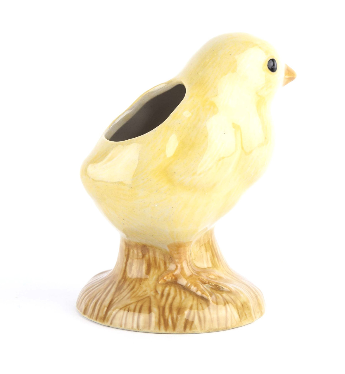 Bud vase yellow chick, Handmålat stengods från Quail Ceramics - 2