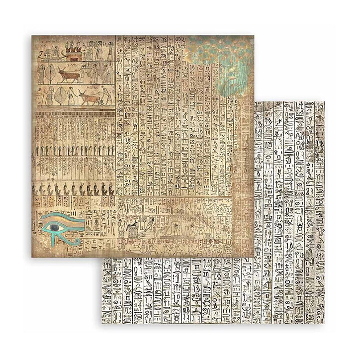Stamperia Paper Pad  Double Face Sheets - Land of Pharaohs 