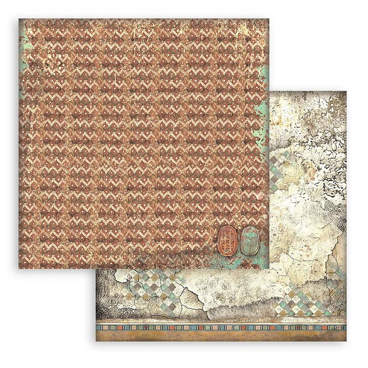 Stamperia Paper Pad  Double Face Sheets - Land of Pharaohs 