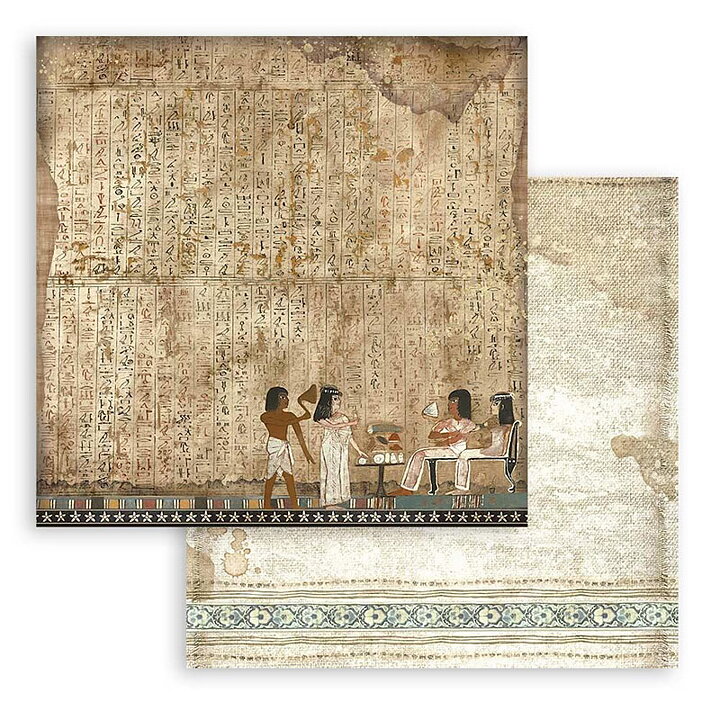 Stamperia Paper Pad  Double Face Sheets - Land of Pharaohs