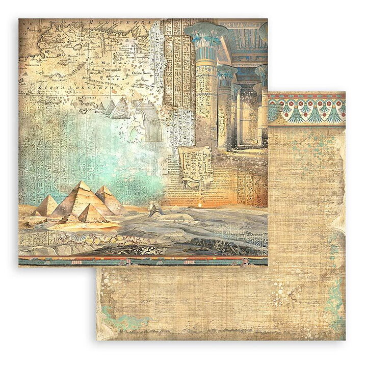 Stamperia Paper Pad  Double Face Sheets - Land of Pharaohs