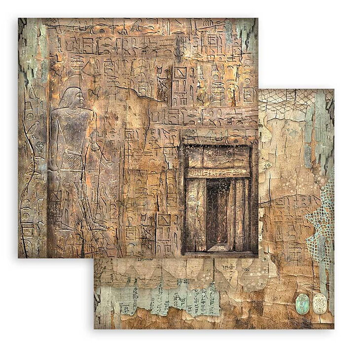 Stamperia Paper Pad  Double Face Sheets - Land of Pharaohs 