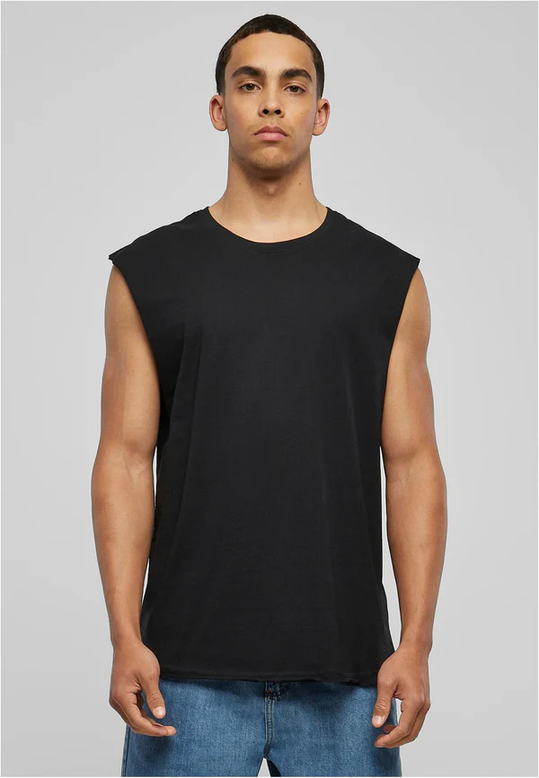 Open Edge Sleeveless T-Shirt