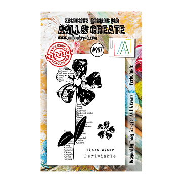 Aall and Create Clear Stamps - Periwinkle #987 A7