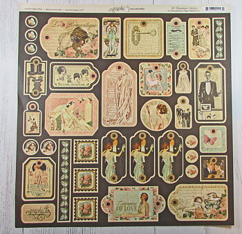 Graphic 45 Le´ Romantique Collection -Le´ Romantique Tags 