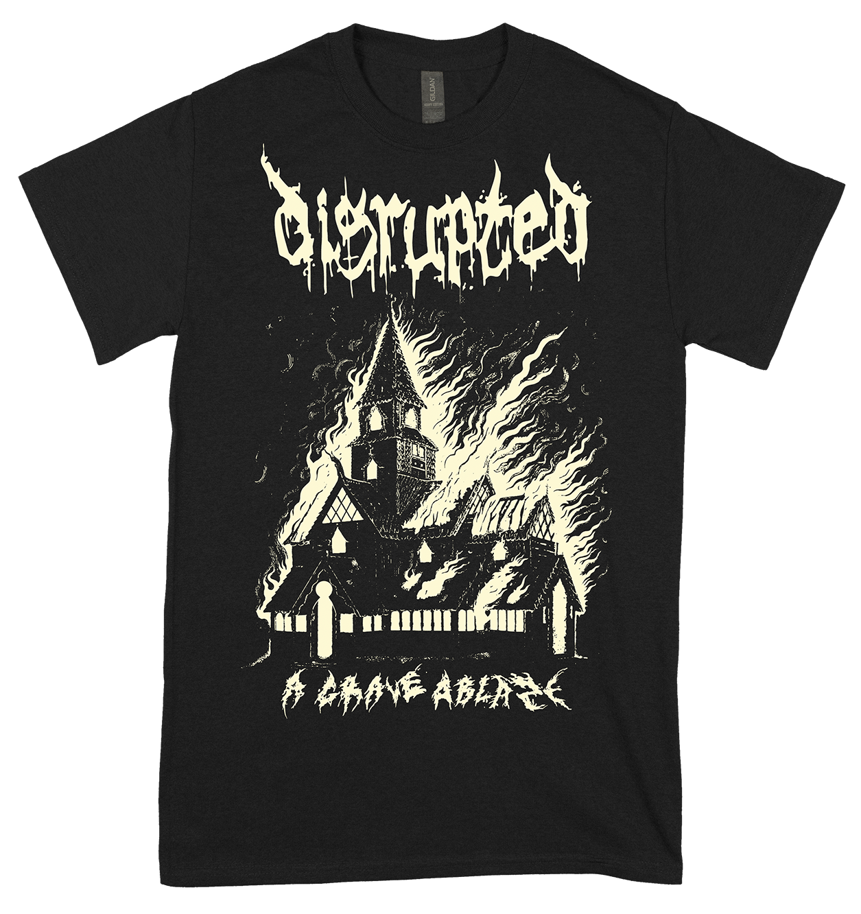 DISRUPTED - A Grave Ablaze T-shirt
