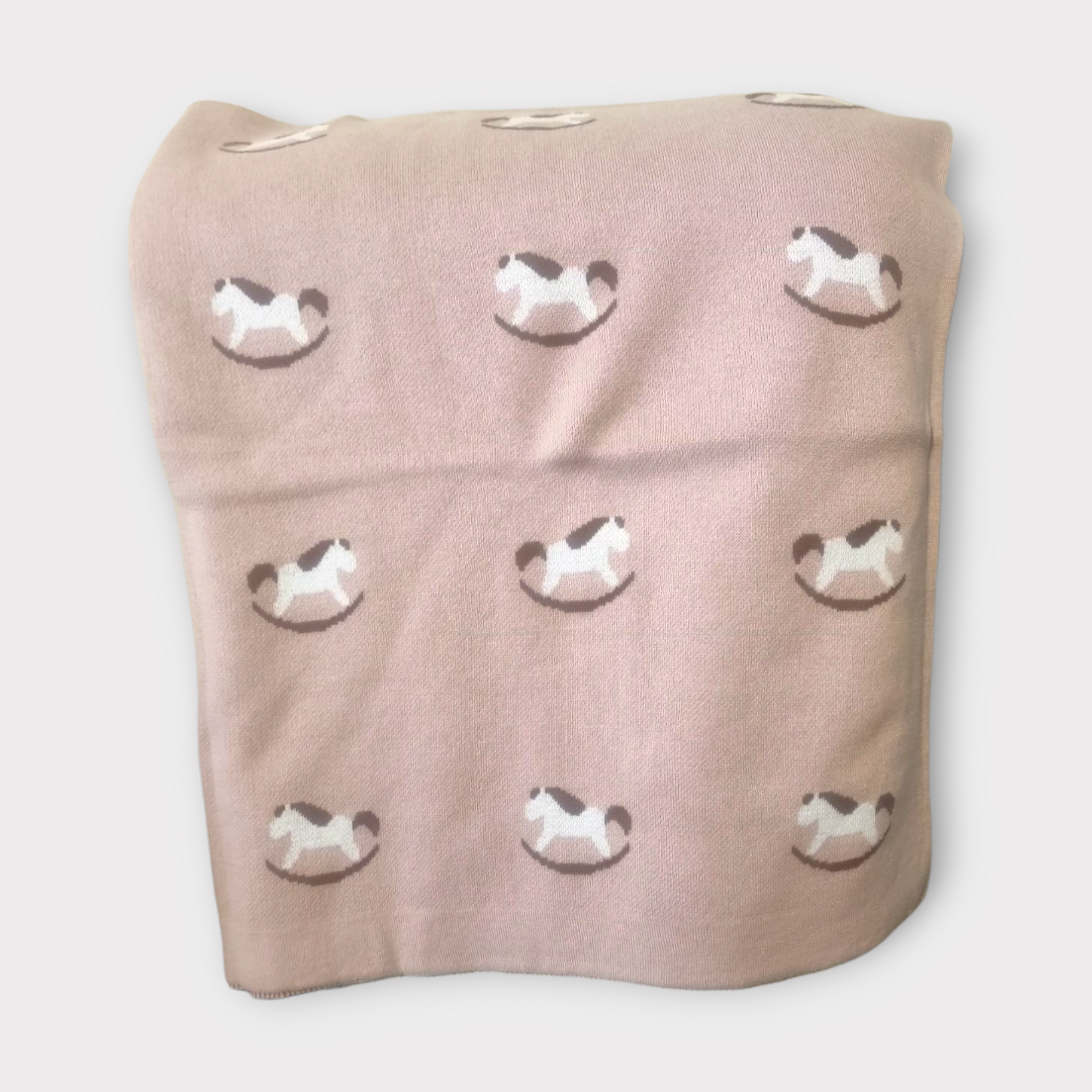 Rocking horse baby blanket
