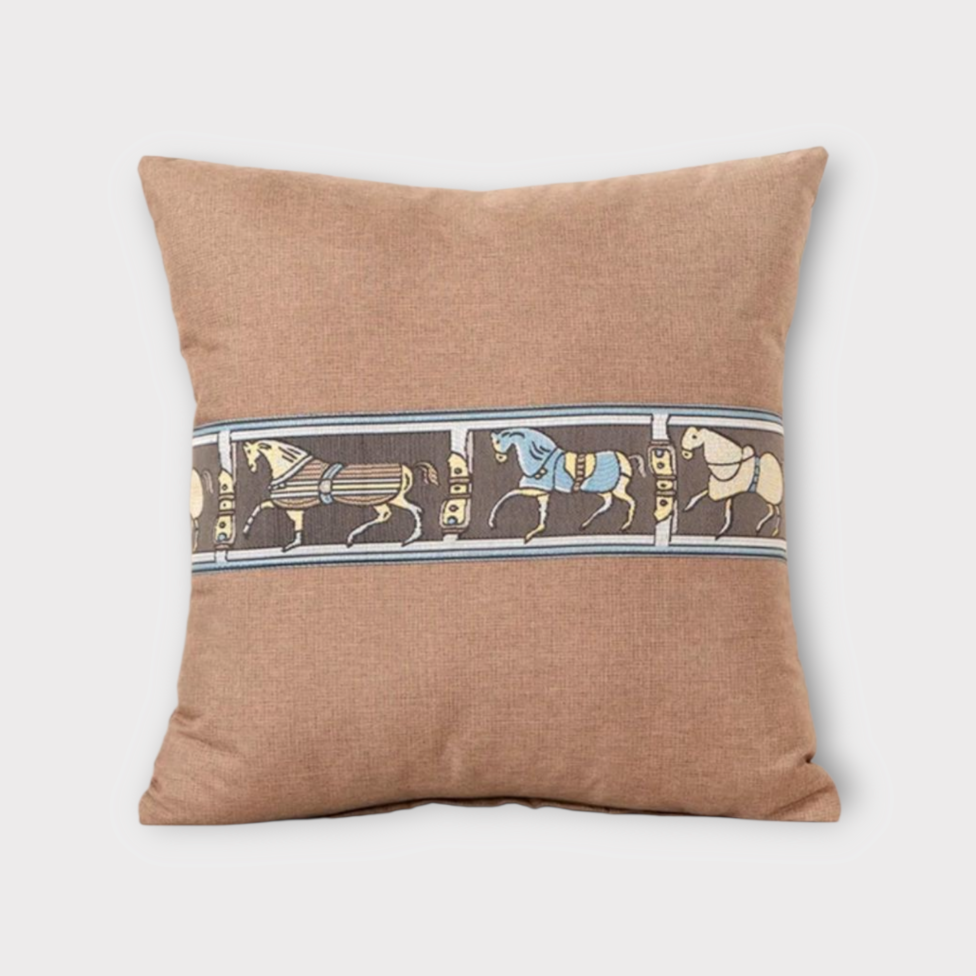 Velvet horse pillowcase - 2