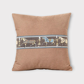 Velvet horse pillowcase