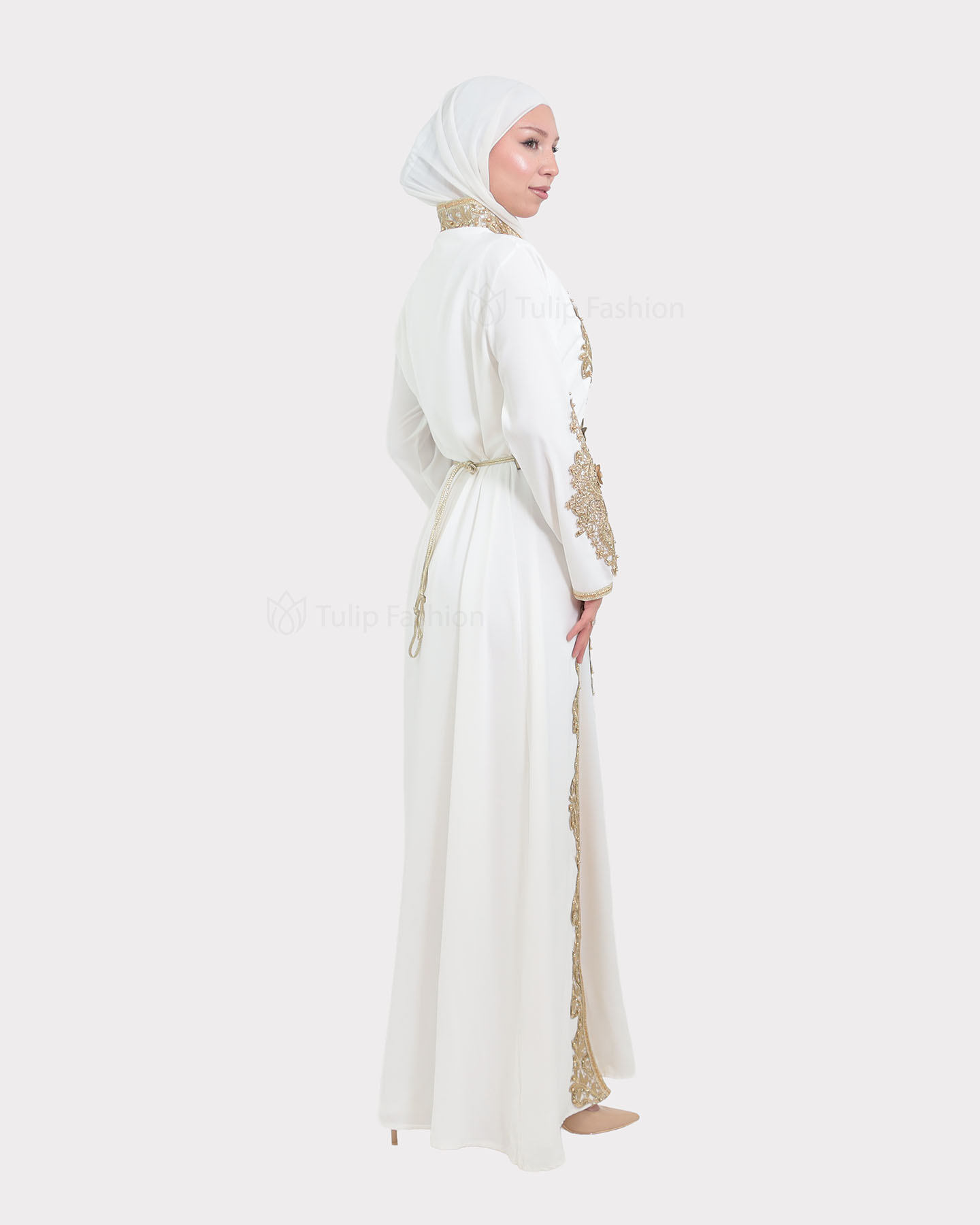 Abaya - White - 5