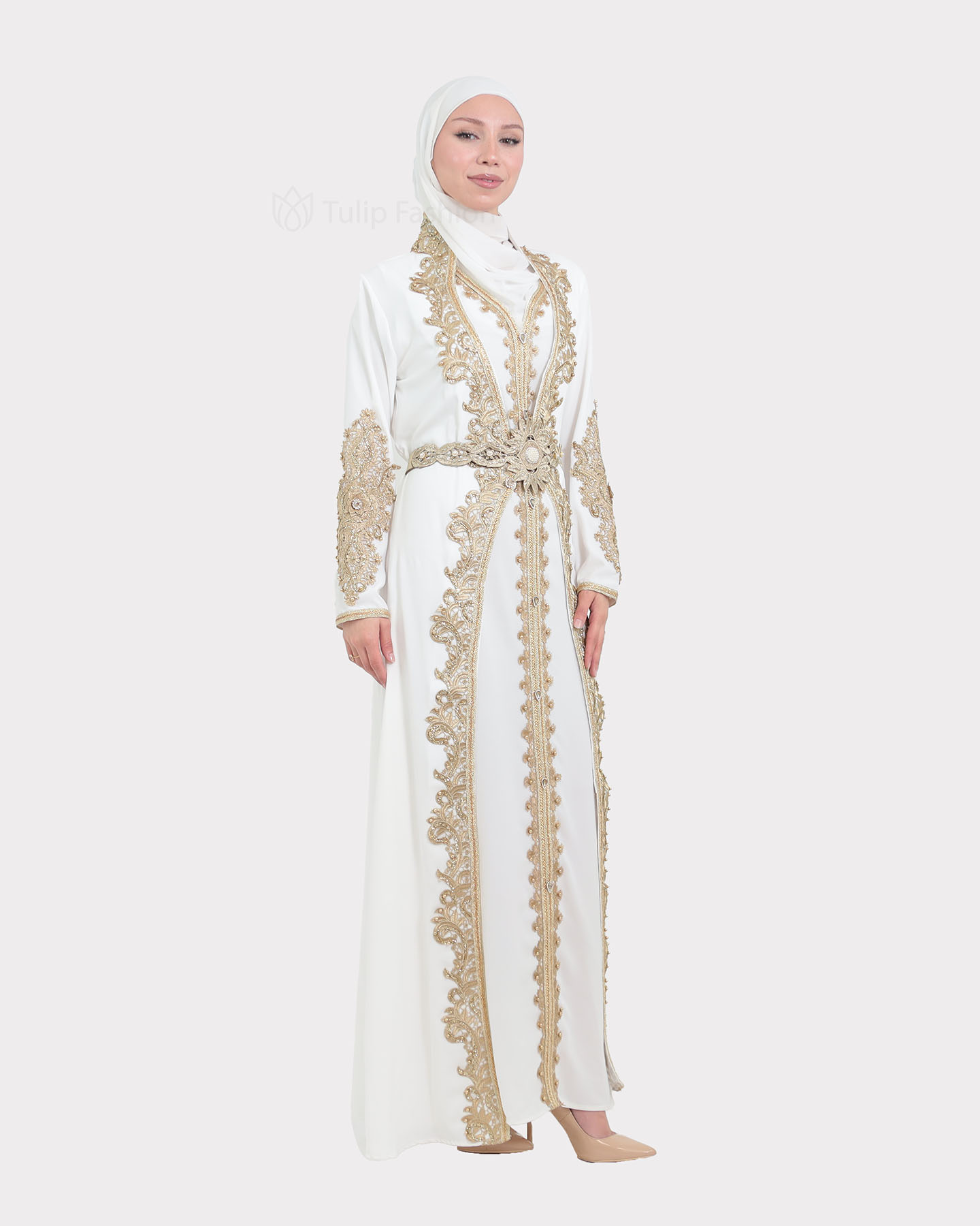 Abaya - White - 4
