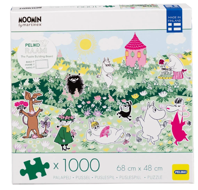 Mumin : Blomsterträdgård - Pussel 1000 bitar  - 2