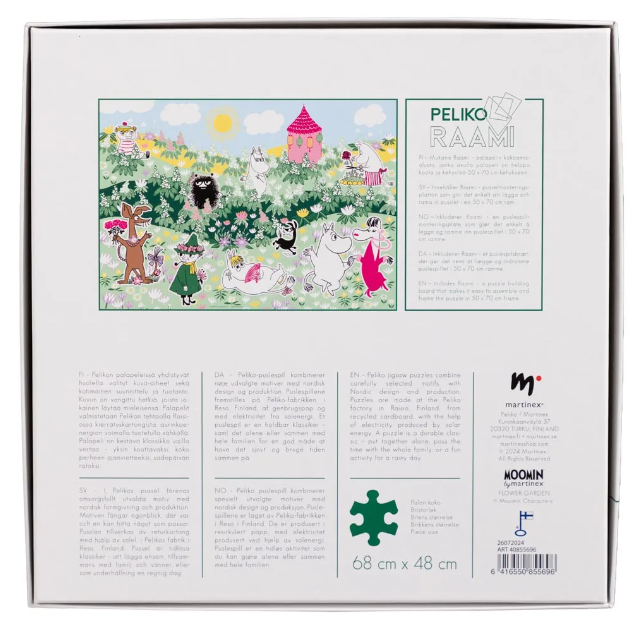 Mumin : Blomsterträdgård - Pussel 1000 bitar  - 3