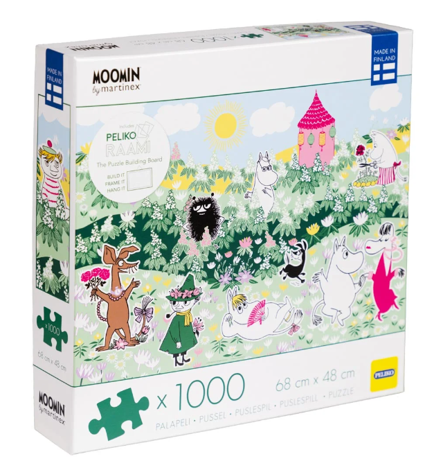 Mumin : Blomsterträdgård - Pussel 1000 bitar 