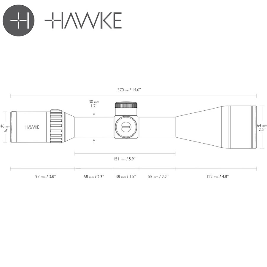 Hawke Endurance 30 FD SF 4,5-27x56 LR2 - 4