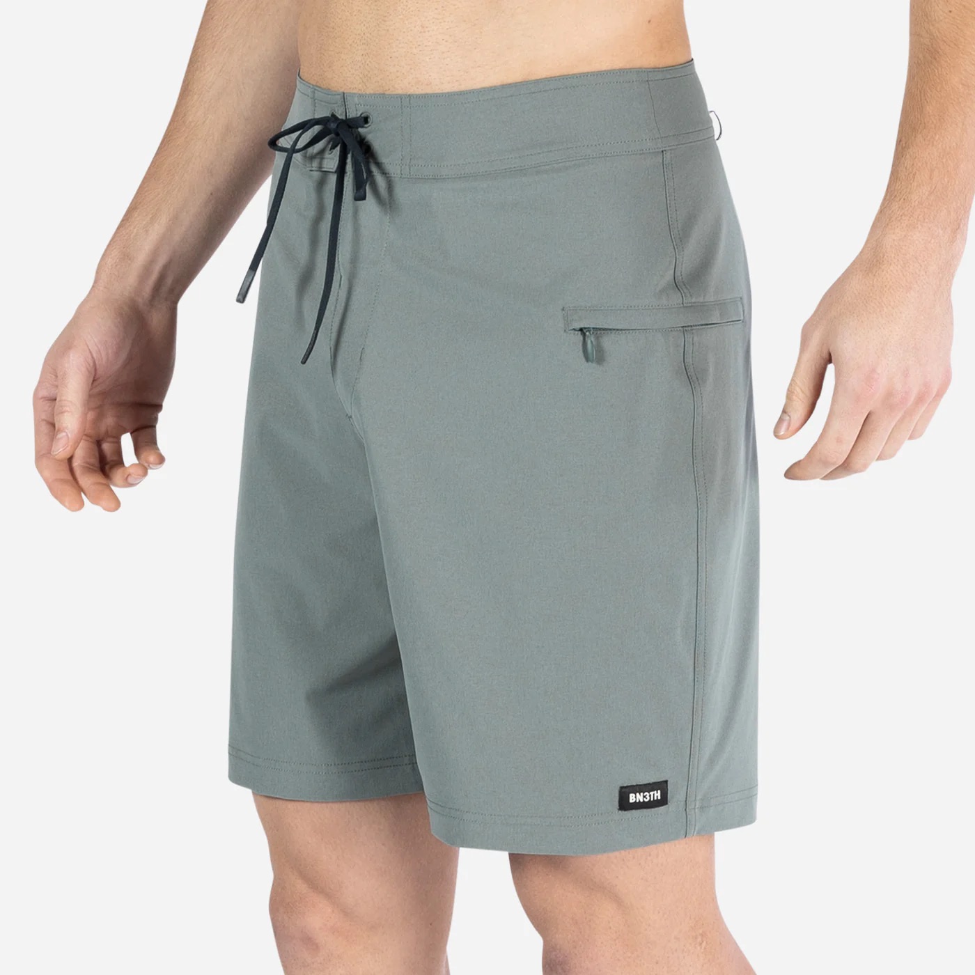 HIGHTIDE BOARDSHORT 2N1 8IN - BALSAM GREY - 3