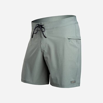 HIGHTIDE BOARDSHORT 2N1 8IN - BALSAM GREY