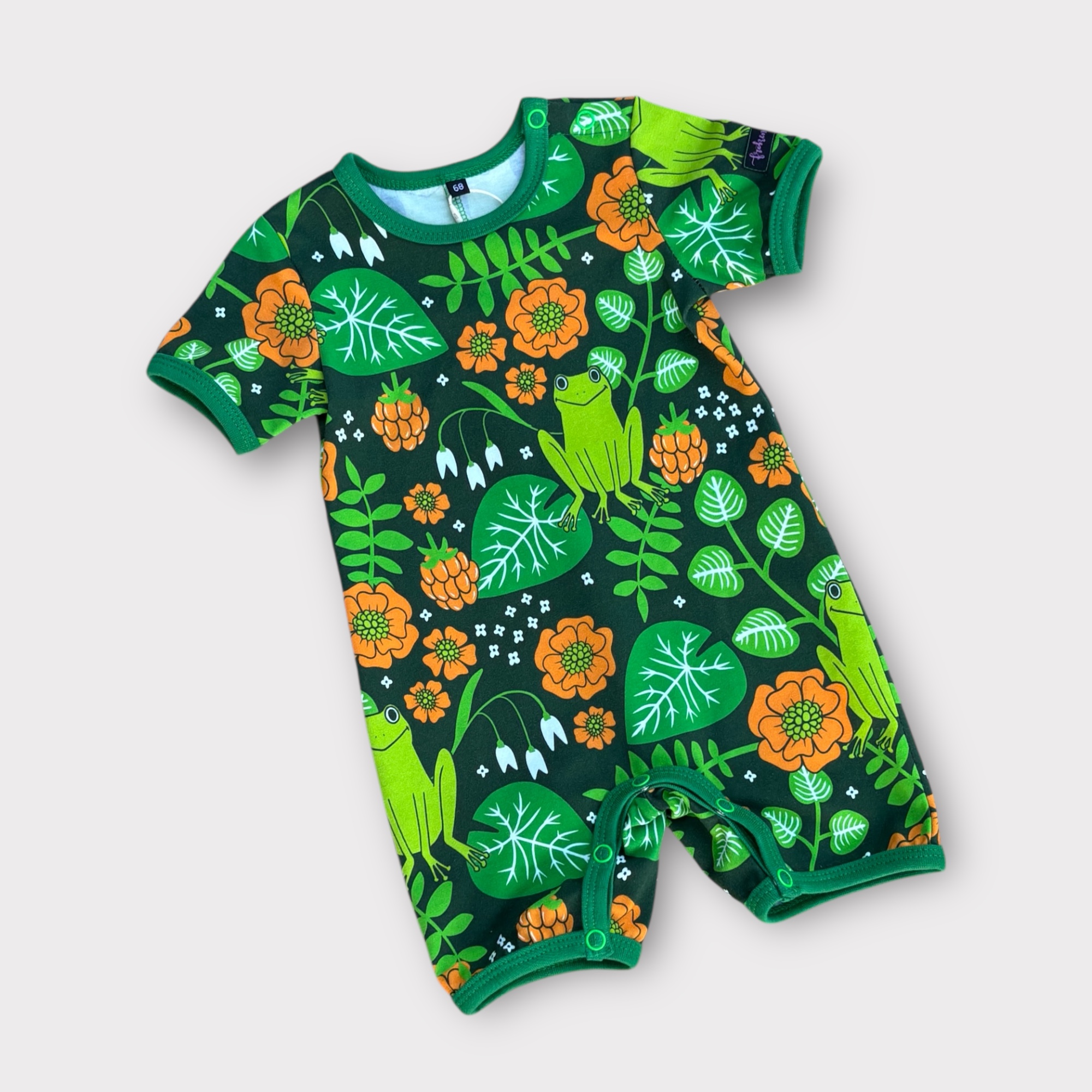 Lekdräkt baby "Små grodorna" grön