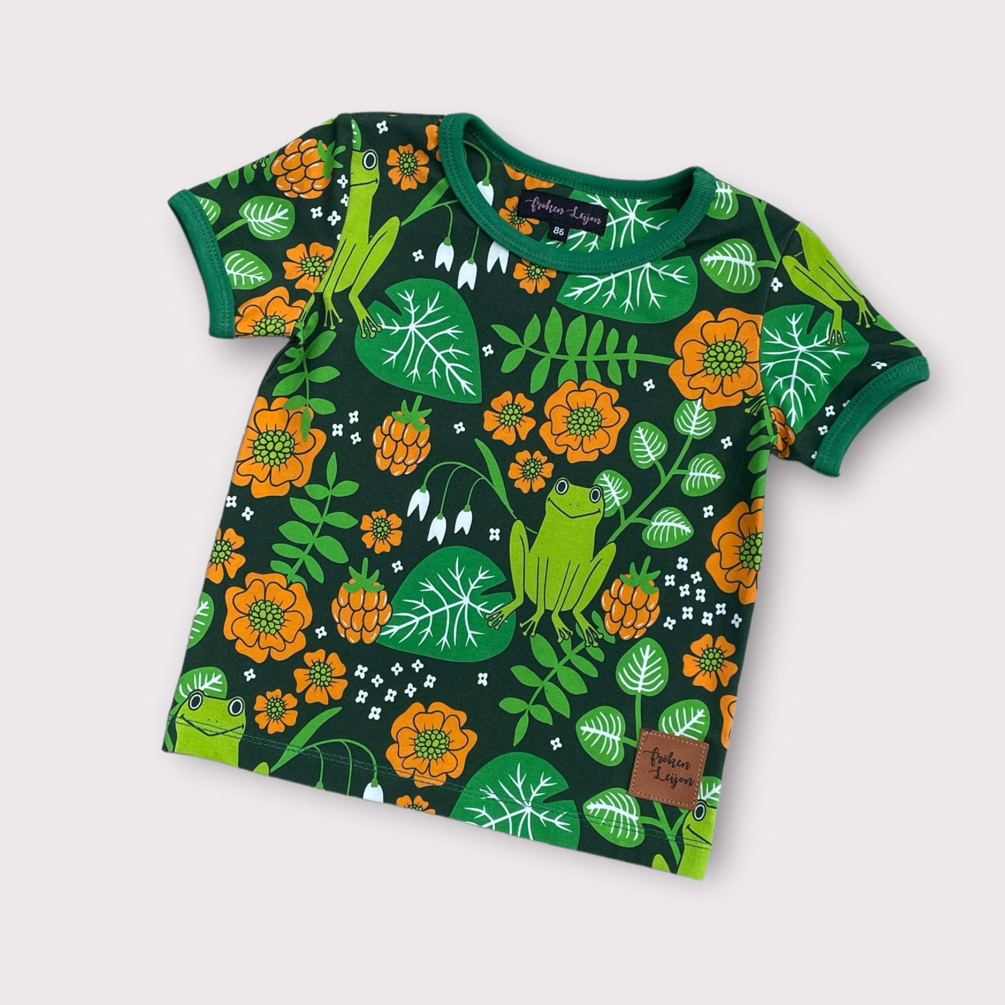 T-shirt ”Små grodorna" grön