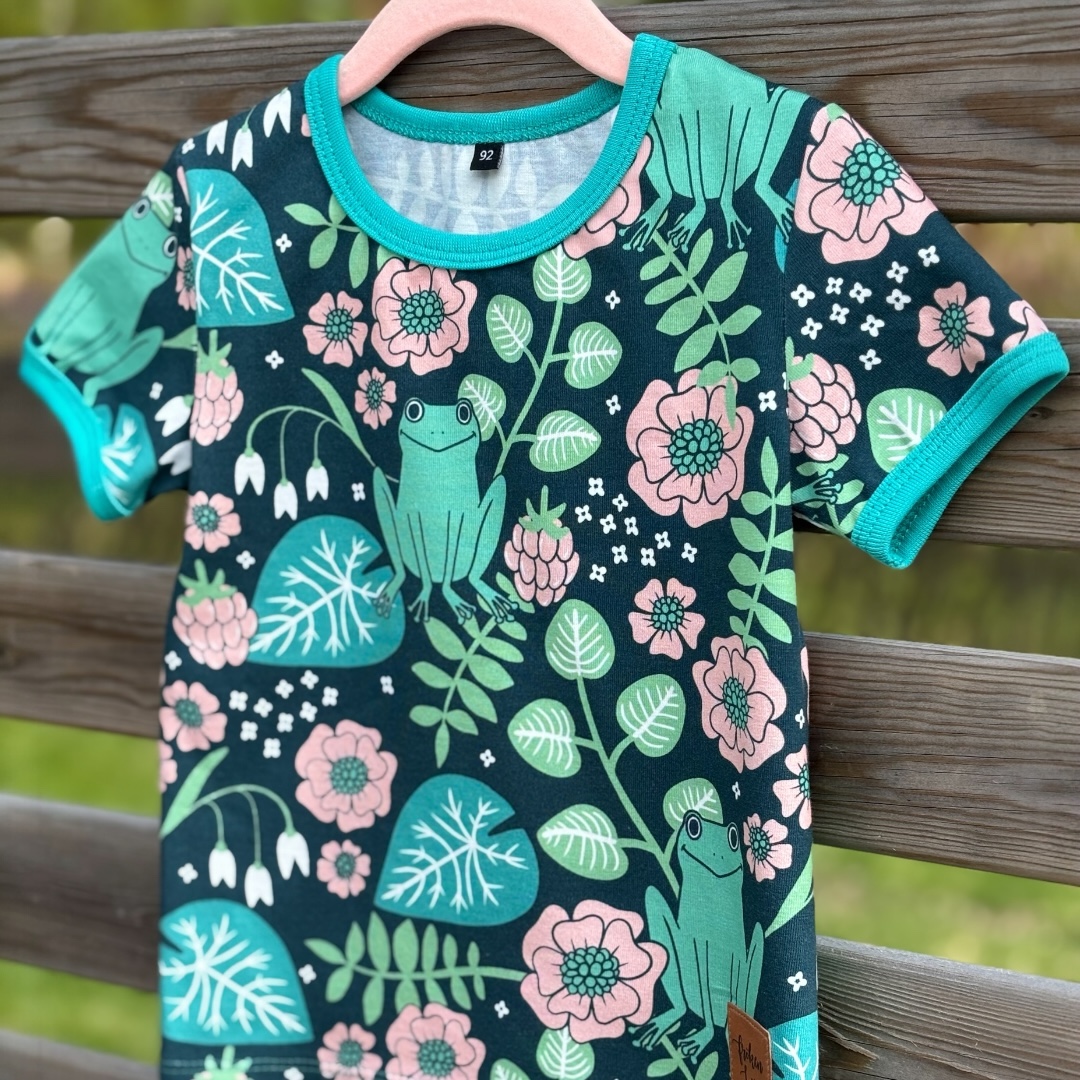 T-shirt Frogs petrol - 3