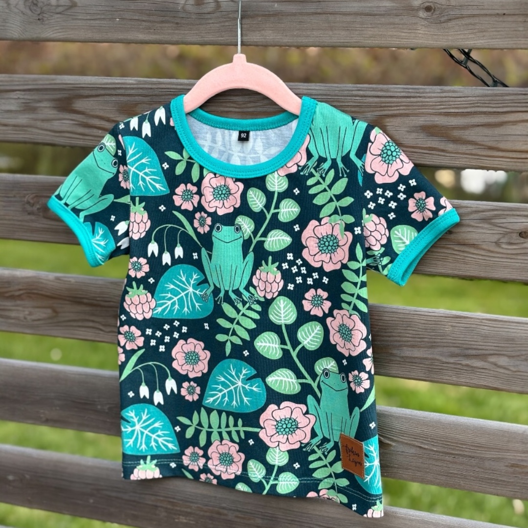 T-shirt Frogs petrol - 4