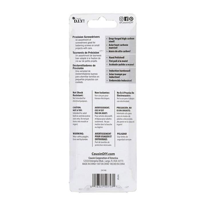 Cousin DIY  Tool Basics Screwdriver Kit