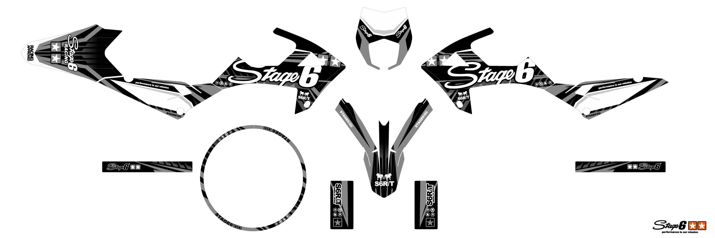 Graphic kit Black -  MRT 2022- - 2