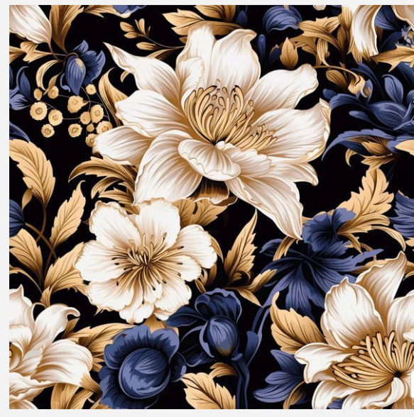 Kaffeservett Deco Flower 25 cm 20-p