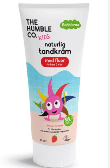 Babblarna Tandkräm Jordgubb 0-6 år 75ml
