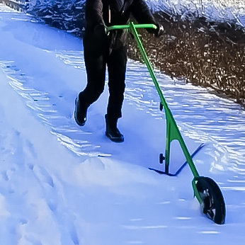 Snöplog till hjulhackan - Lucko