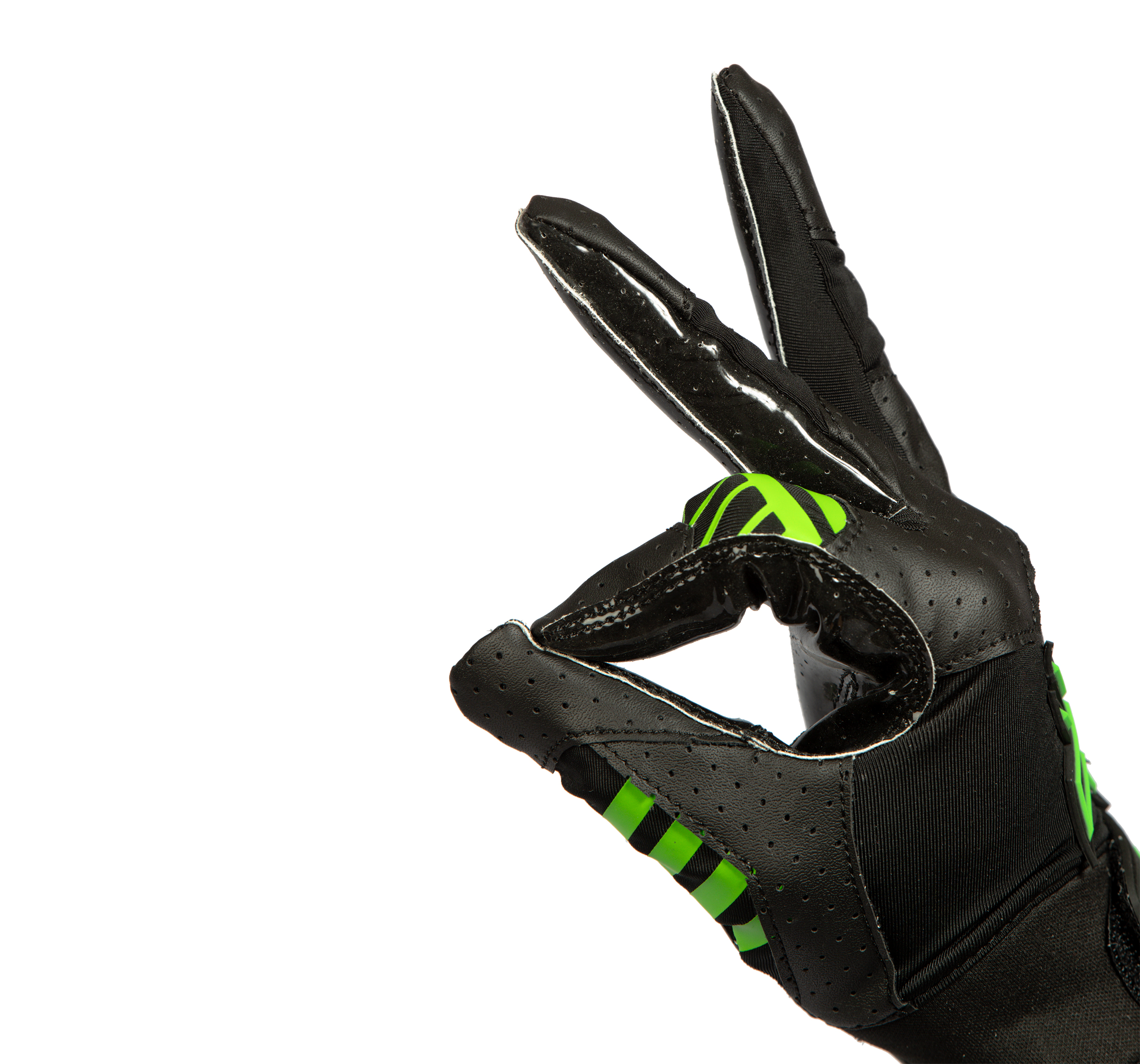 Oxdog X2 Goalie Gloves Silicon black/green - 3