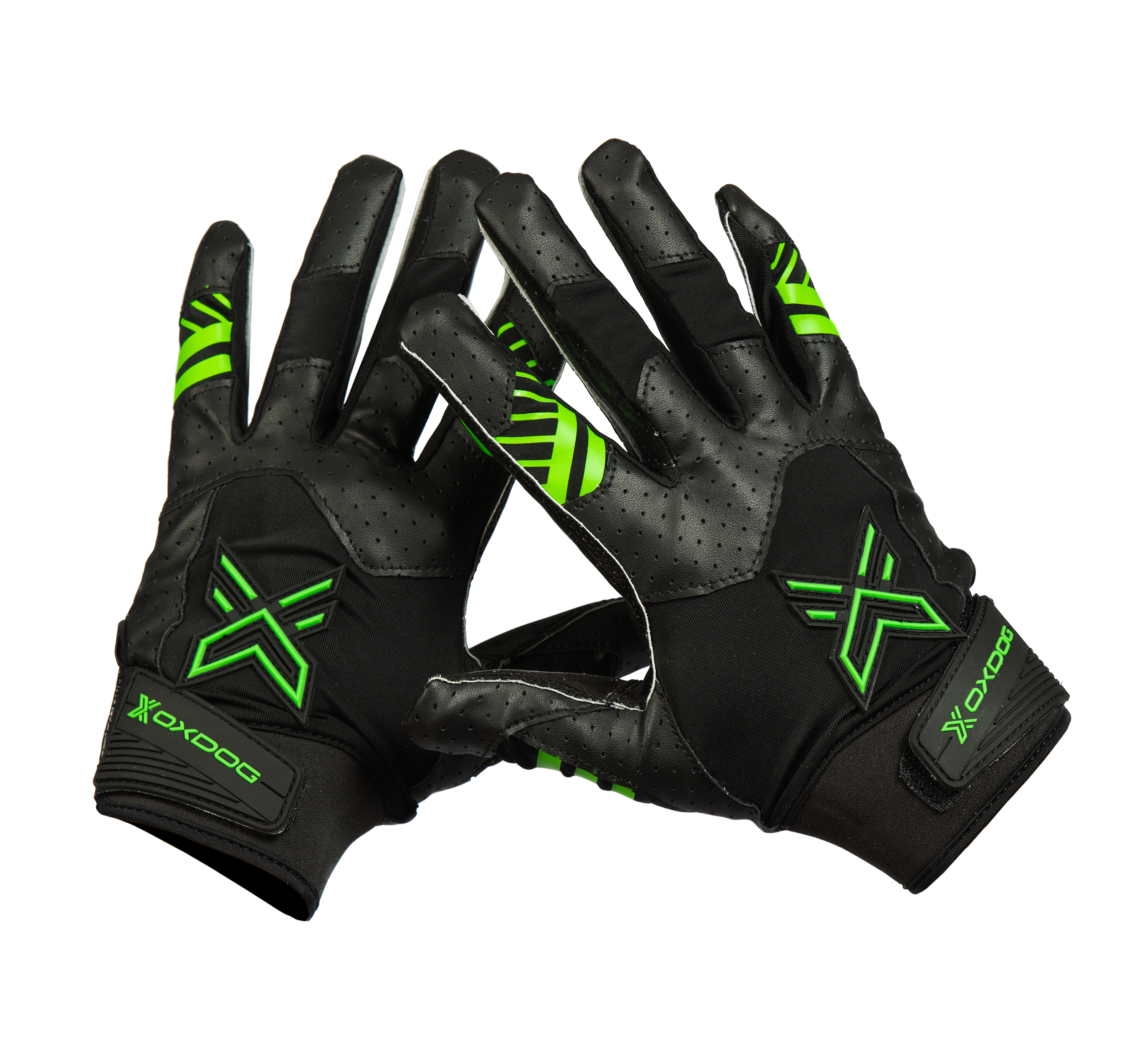 Oxdog X2 Goalie Gloves Silicon black/green