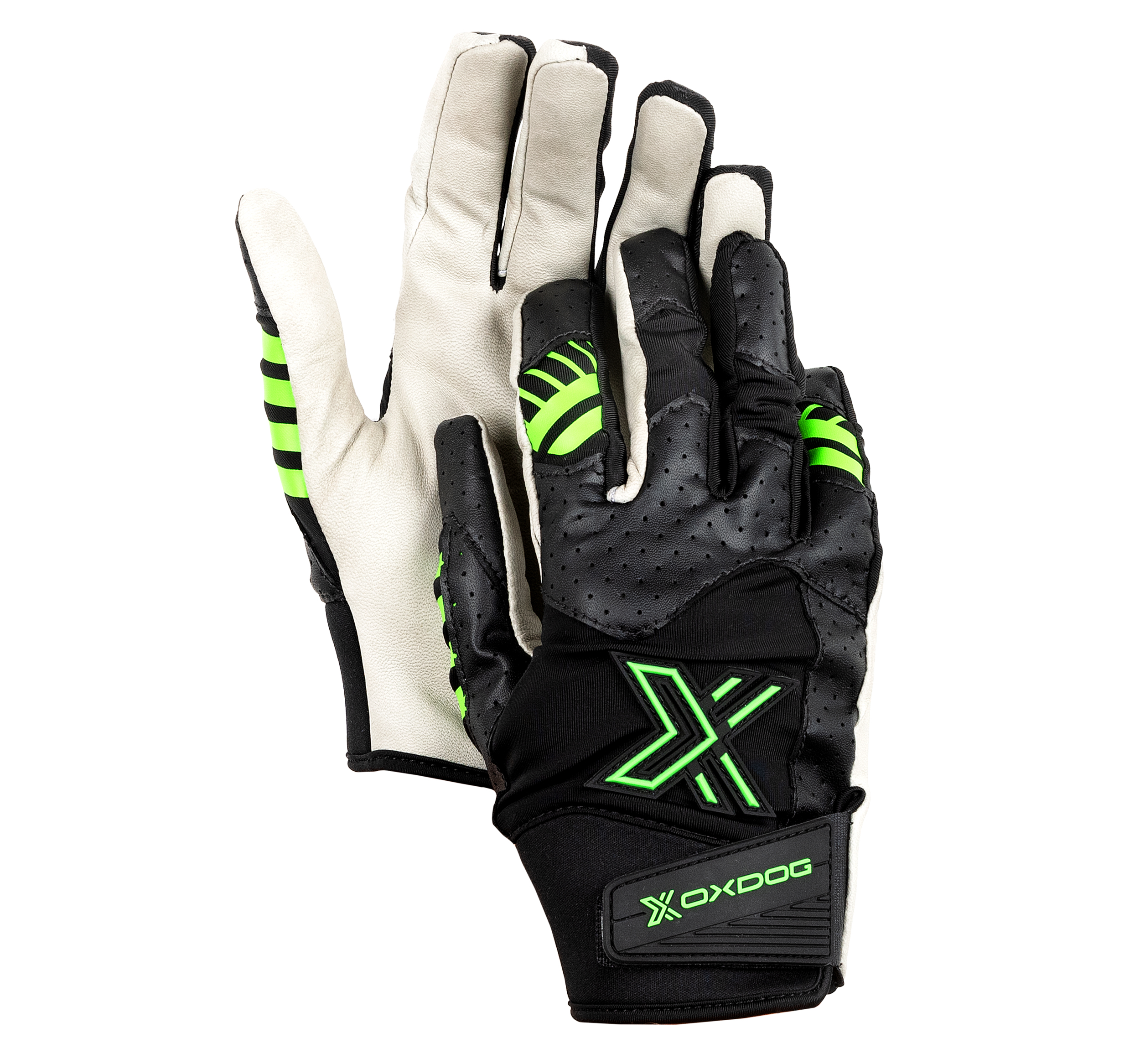 Oxdog X2 Goalie Gloves Skin black/green - 4